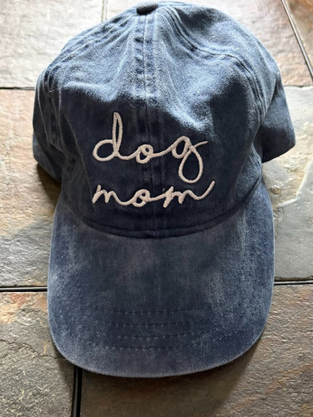 David & Young blue dog mom hat OSFM